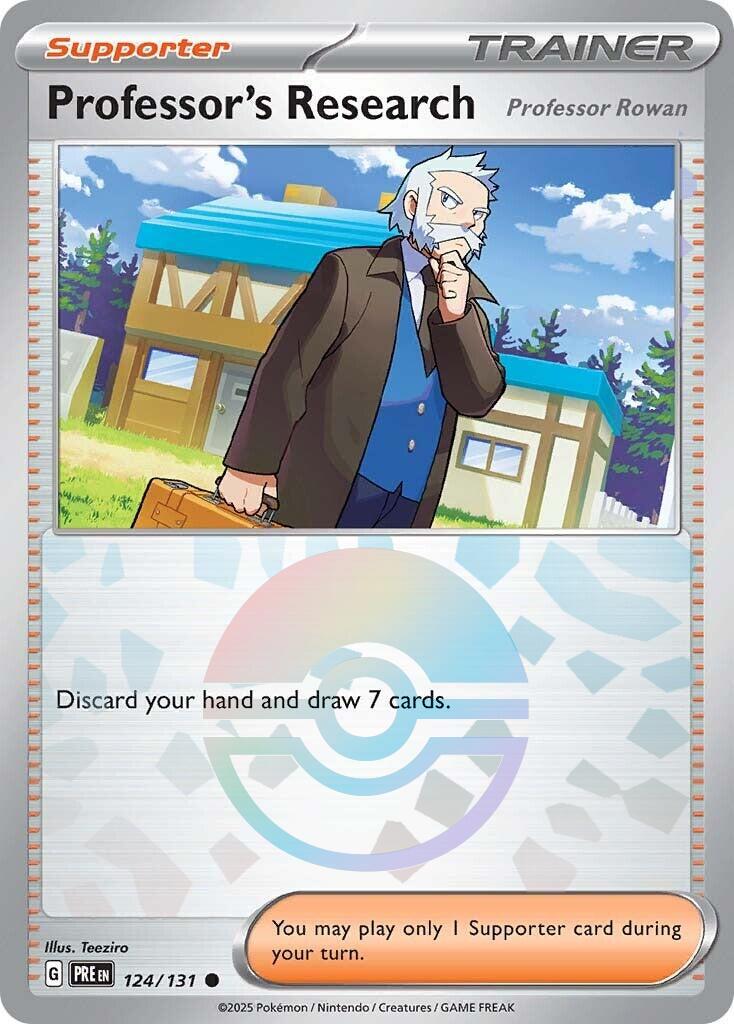 Prismatic Evolutions Professor's Research: Professor Rowan [Poke-Ball] Pokémon card